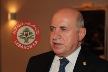 اسرة كرة القدم اللبنانية تجدد الثقة بحيدر لرئاسة اتحادها..
