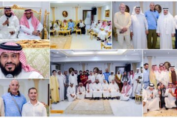 مبارك بن دهيكل وأحمد الزبيدي يكرمان الحجاج الأسبان